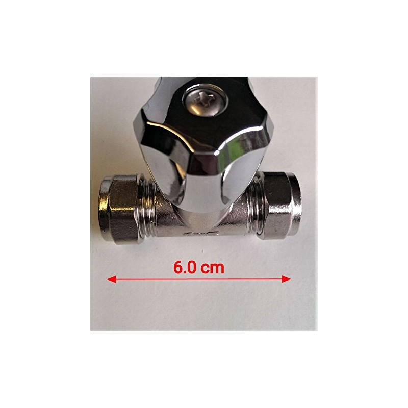 Primaflow CxC 15mm Chrome Shower Isolation Valve