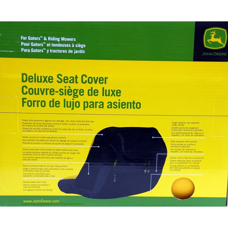 John Deere Original Deluxe Seat Cover (Medium) - for Gators