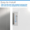 2 Pack Shower Door Magnet - 2-1/2" Long Glass Door