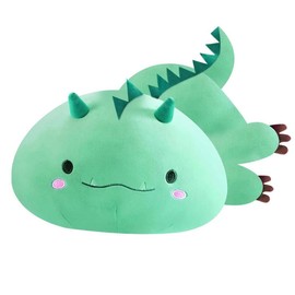 SNOWOLF 11.8" 19.7" Axolotl Plush Pillow Cat Plush Pillow Cute and Soft Axolotl Stuffed Animal Plush Cat  Unicorn Dinosaur Fox Plushie Toy Great Gift For Kids Christmas Gift for Boys Girls:_dinosaur_30cm/11.8inch