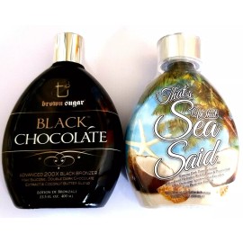 Brown Sugar Black Chocolate Bronzer & Thats What Sea Said Accelerator Tan Lotion