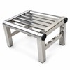 Stainless Steel Low Step Stool, 9.45 x 7.05 x 5.91