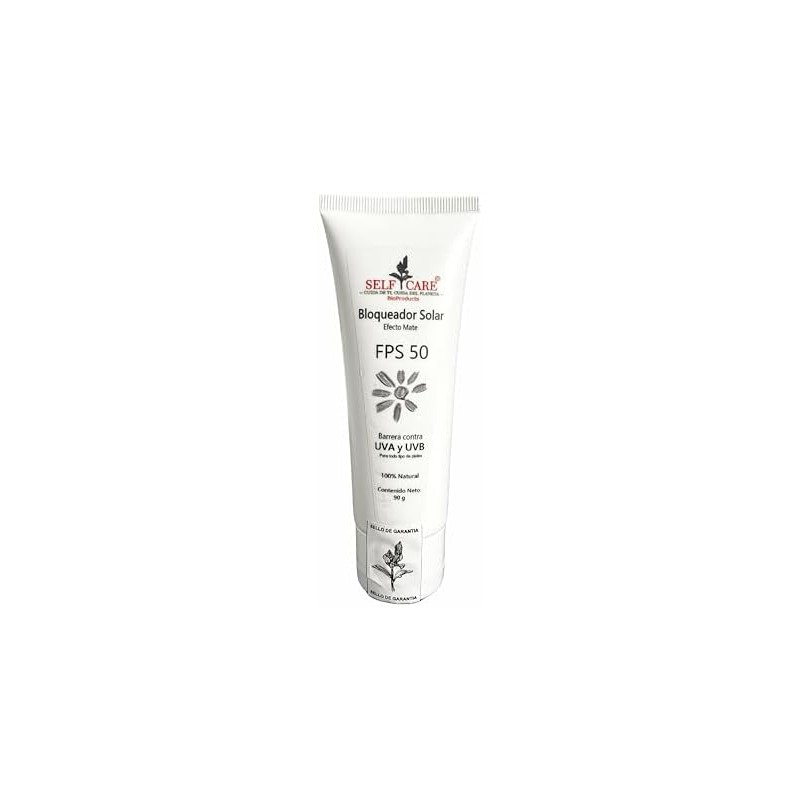 Bloqueador Mineral Natural 90 g – Efecto Mate