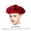 Healvian Sleeping Hat Supplies 2pcs Silk Bonnet for Elastic Wide