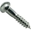 Hard-to-Find Fastener 014973317799 Slotted Round Wood Screws, 10 x 1,