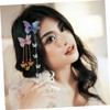 Gatuida 8Pcs Moving Wings Butterfly Hair Clips with Long Tassels