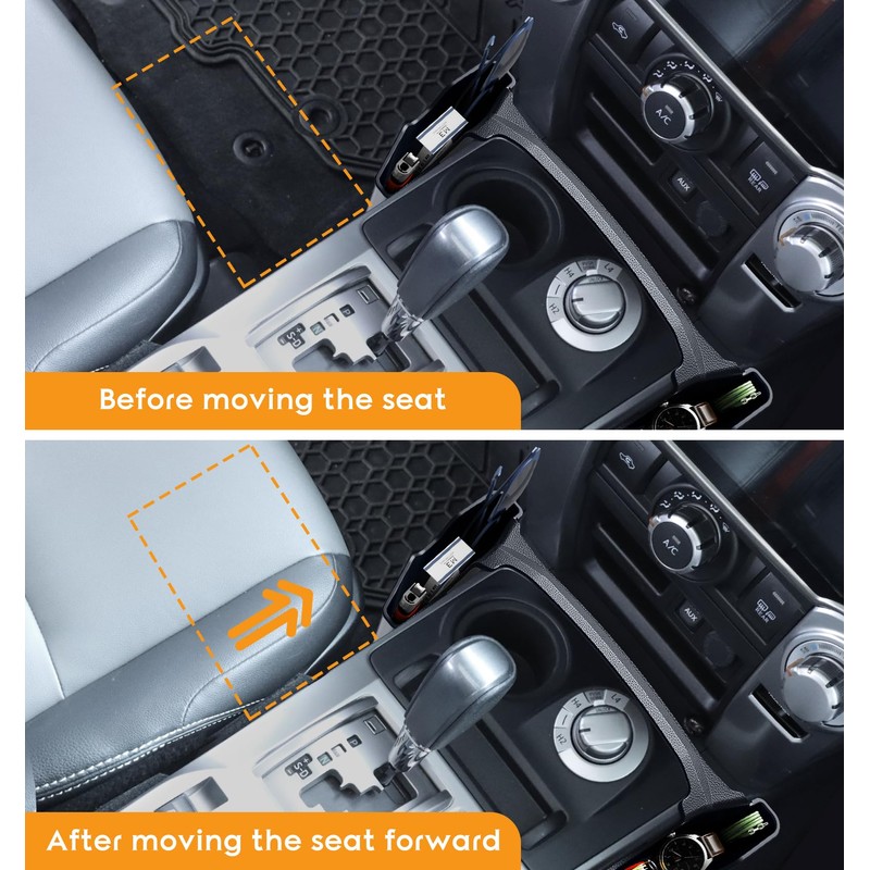 Center Console Organizer Compatible with Toyota 4Runner 2010-2019, 2020 2021