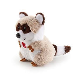 Trudi 51189 Raccoon Toy Brown, White Soft Toy Plush Toys (Toy Raccoon, Beige, Brown, White, 90 mm)
