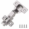 2 Pcs Slide-on 35mm Kitchen Cabinet Wardrobe Door Hinge,110 Degree