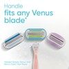 Gillette Venus Extra Smooth Pink Women's Razor Handle + 3