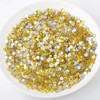 Beadsland 1440 pieces flat back rhinestones, nail crystals rhinestones for