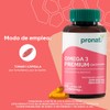 PRONAT | Omega 3 Premium Concentrado, Suplemento Alimenticio, 60 Cápsulas
