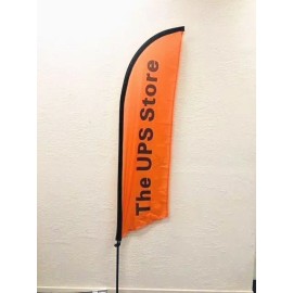 Unbranded/Generic UPS STORE FEATHER FLAG 6FT **FLAG ONLY**