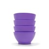 CaliBowl Non-Spill Plastic Bowl Set - 20oz Reuseable Kitchen Bowls