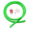 TDR 1 Meter Green Fuel Petrol Line Hose with Inline
