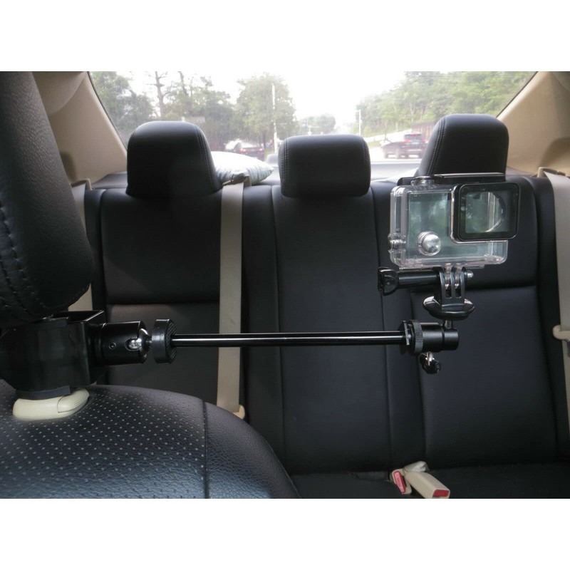 AUXPhome 3in1 Adjustable Heavy Duty Universal Action Camera Desk Pole