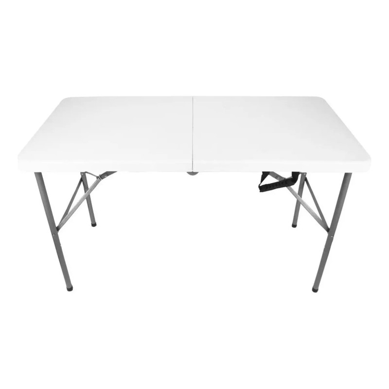 Otra Volta Mesa De Jardin Exterior Plástico Blanco 120x74x60cm Plegable