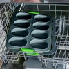 Silicone Bread Mold French Baguette Baking Tray with Oil Brush