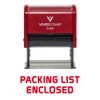 Packing List Enclosed Self Inking Rubber Stamp (Red Ink) -