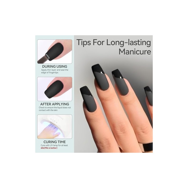 Born Pretty Matte Top Coat Gel U V 15ML -