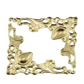 Aifeier ET Furniture Decorative Edge Cover Vintage Metal Corner Protector for Jewelry Box, Book, Album etc. 24pcs, Gold