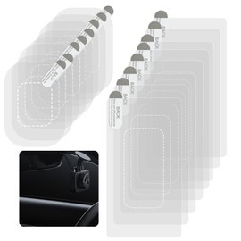 Dashcam Windshield Sticker, Sturdy CAR HUD Screen Sticker Film Easily Prevent Scratching & Falling, Durable and Reusable Windshield Applicator for On Dash Cam (16-Pcs)