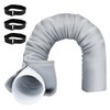HUAREW Portable AC Hose Insulation Sleeve, Air Conditioner Hose Insulated