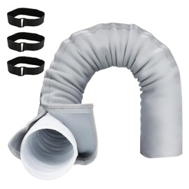 HUAREW Portable AC Hose Insulation Sleeve, Air Conditioner Hose Insulated Cover Wrap for 5" & 5.9" Diameter AC Exhaust Hoses Tube, with 3 Adjustable Straps