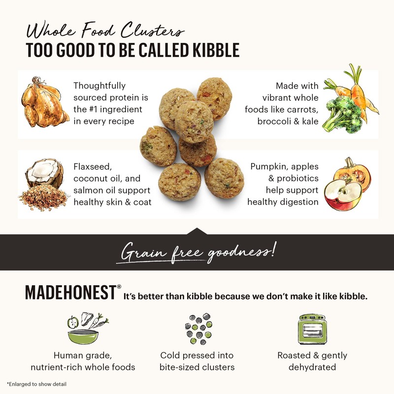 The Honest Kitchen Whole Food Clusters Grain Free Beef Dry
