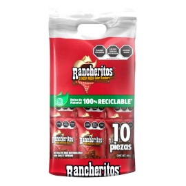 Botana Sabritas Rancheritos 10 Piezas De 40g C/u