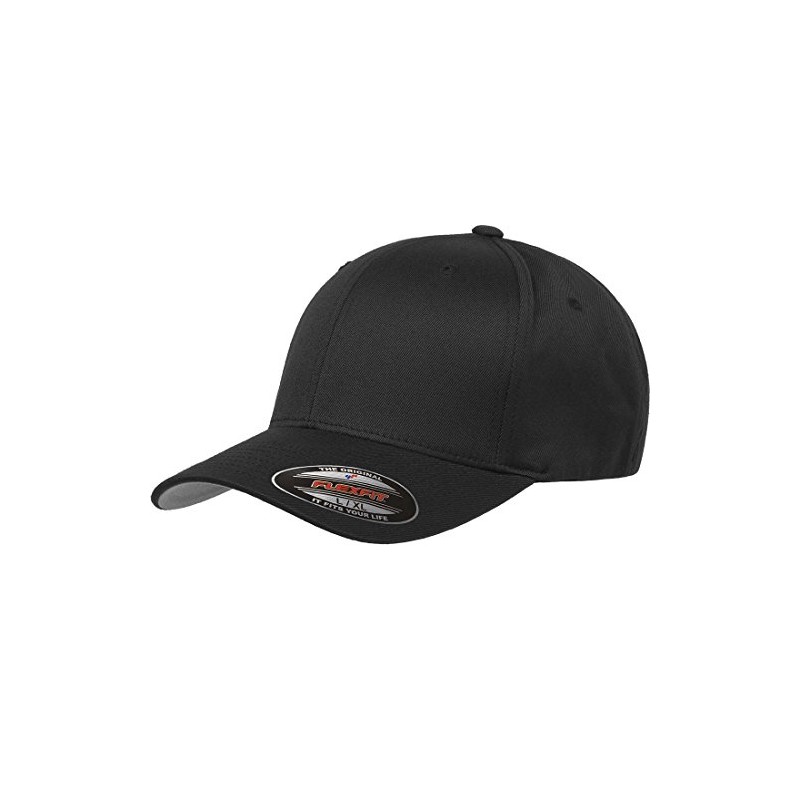Flexfit Men's Athletic Baseball Fitted Cap Black