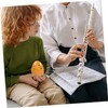 Kisangel Cute Carrot Shaped Ocarina for Ceramic Wind Instrument for