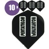 abcdarts Unisex - Adult Pentathlon Classic Dart Flights, Black, Classic