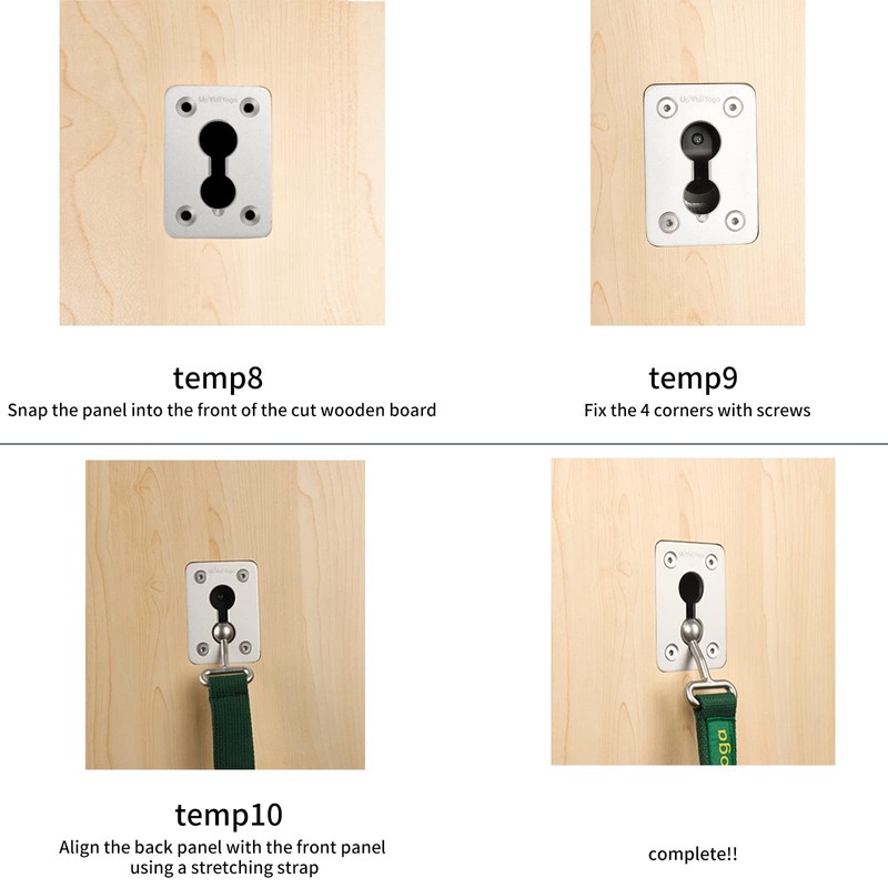 UpWallYoga Spring Socket Wall Plate - Ultimate DIY Yoga Rehab