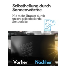 DISSKIN® Screen Protector for Cupra Formentor, Born and Leon with 12 Inch Display - Self-Healing by Heat, Anti-Fingerprint