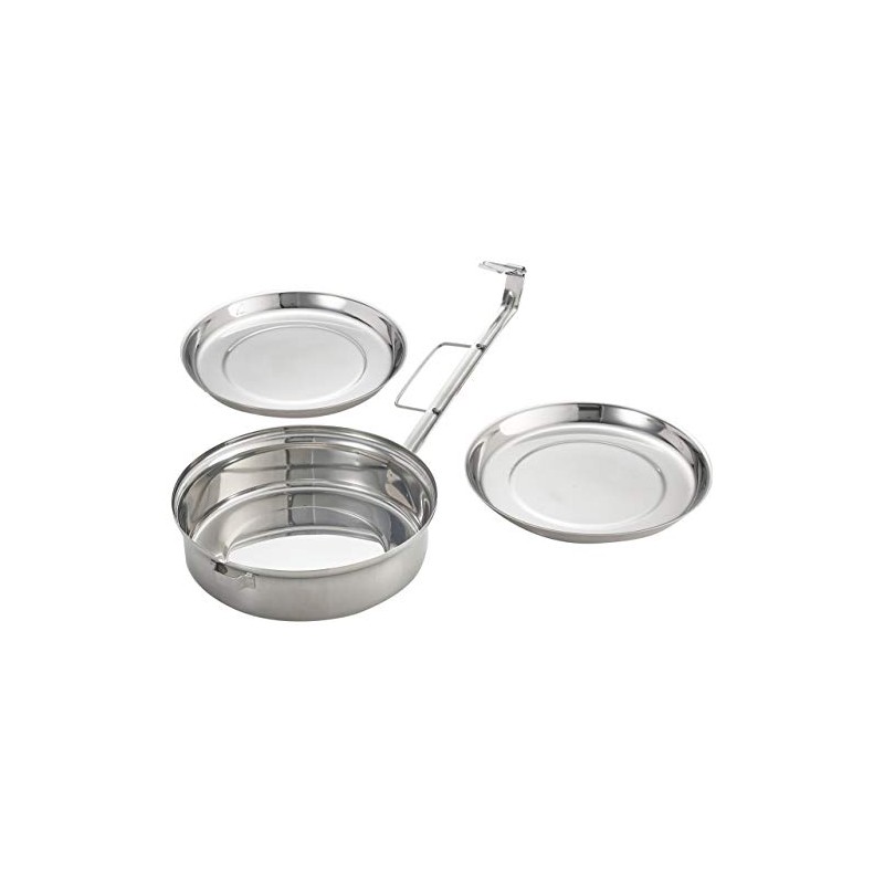 Ibili Lunch Box Stainless Steel Outdoor Camping Cookware with 20