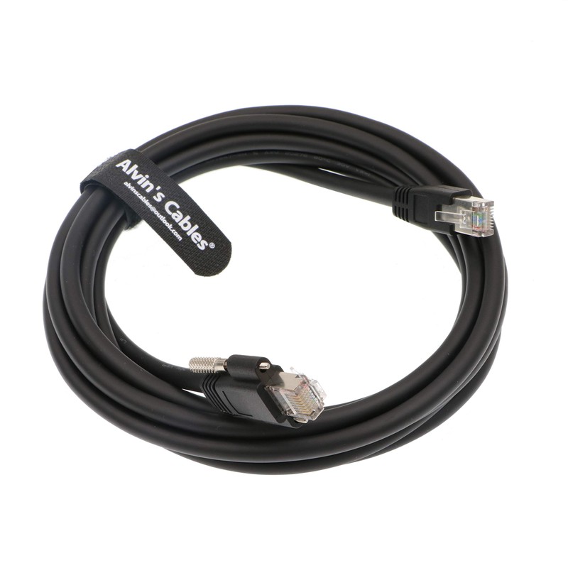 GigE Cat. 6 S/STP Cable Screw Lock Horizontal RJ45 Camera