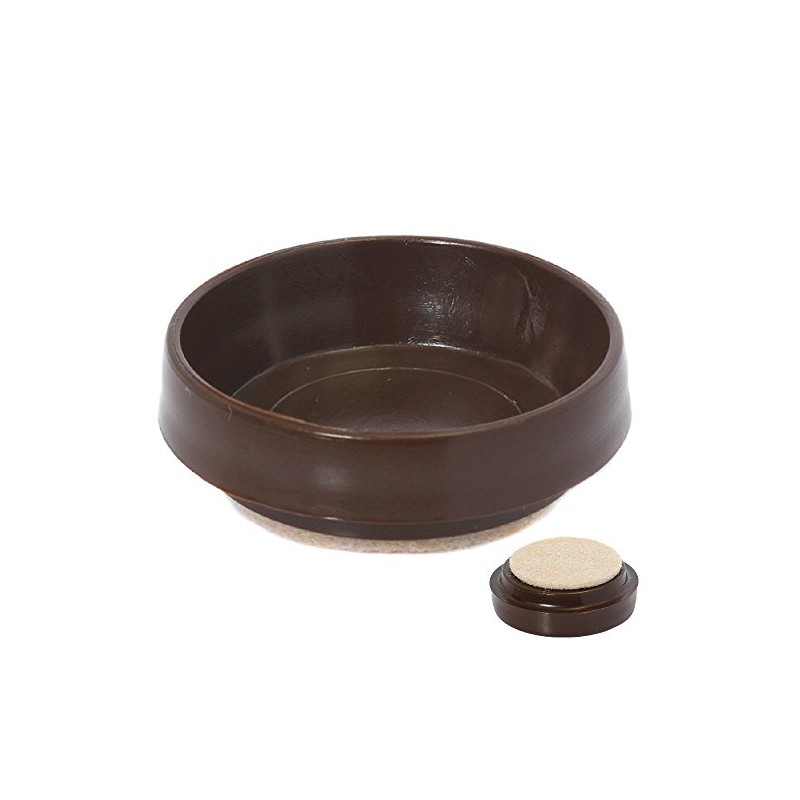 Fort Fasteners Castor Cups, with Felt Pad Large Od 65mm