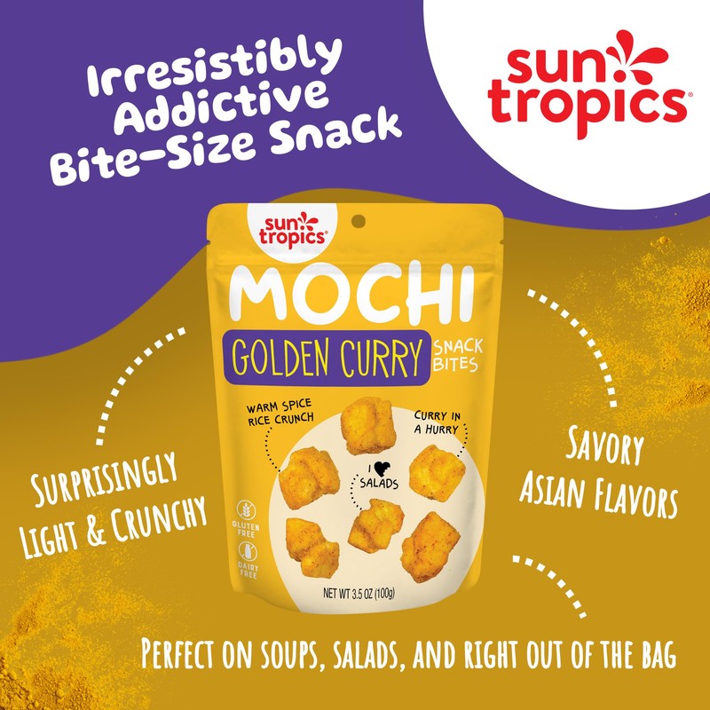 Sun Tropics Mochi Snack Bites, Variety Pack- 3.5 oz (6