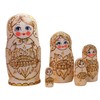 Semenowskaya Rospis Matryoshka Babuschka Matryoshka Wooden Figures Sunflower 5 Dolls