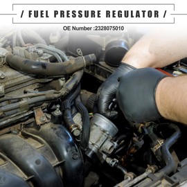 Motoforti Fuel Injection Pressure Regulator, for Toyota Land Cruiser Base 4.5L 1993-1997, Metal, No.2328075010, Silver Tone