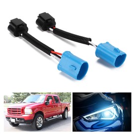 Aramox Headlight Wiring Connector, 9007 Male to H13 Female Adapter Headlight Fog Light Replacement 12V-24V for FORD F250 1999‑2004