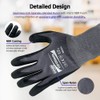 SISO SAFETY CUSTOMGRIPS Micro-Foam Finish Safety Work Gloves, Ultimate Sanitized