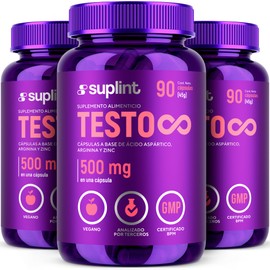TESTO Multivitamínico Hombre  Licopeno y Biotina  Complemento Alimenticio Vegano  Sin Gluten, Sin OGM 90 Cápsulas (3)                                 