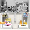 2 Pack Under Sink Organizer Storage 2-Tier Sturdy Steel Pull-Out