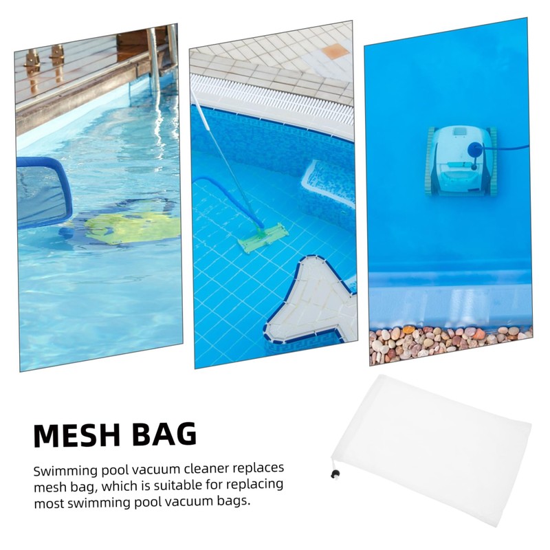 Outanaya 2pcs Pool Vacuum Replacement Mesh Bags Skimmer Socks for