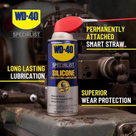 WD-40 Specialist Silicone Lubricant - 11oz, Dual Spray, SMART STRAW Technology