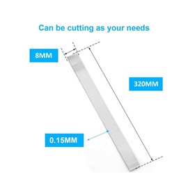 50pcs 12inx8mmx0.15mm Pure Nickel Strips Tabs for 18650 Batteries Packs, Lipo, Nimh, Nicad, Nicd Battery Spot Welding and Soldering