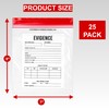 Evidence Bags 25pcs - Funny Party Favor Treat Bags Great