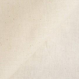On Trend Fabrics Calico 100% unbleached Cotton Fabric - 150cm wide medium weight cream colour - sold by the metre